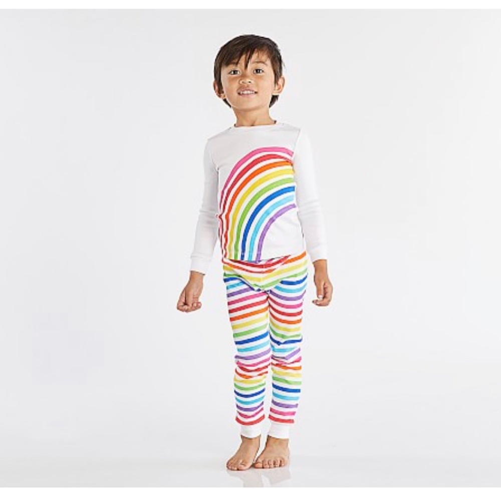 Rainbow Pajama Set - 2T Pottery Barn Kids